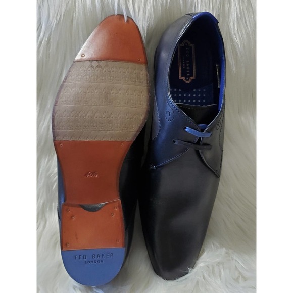 Ted Baker London Plain Toe Derby - Black 40.5 - Picture 5 of 6